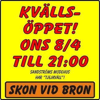 Kvällsöppet!